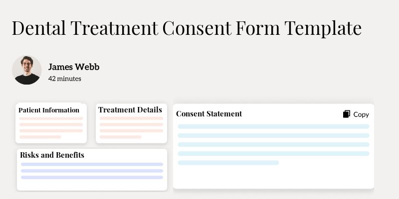Dental Treatment Consent Form Template Template Hero Image