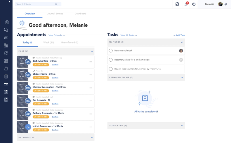 Healthie AI for nutritionists