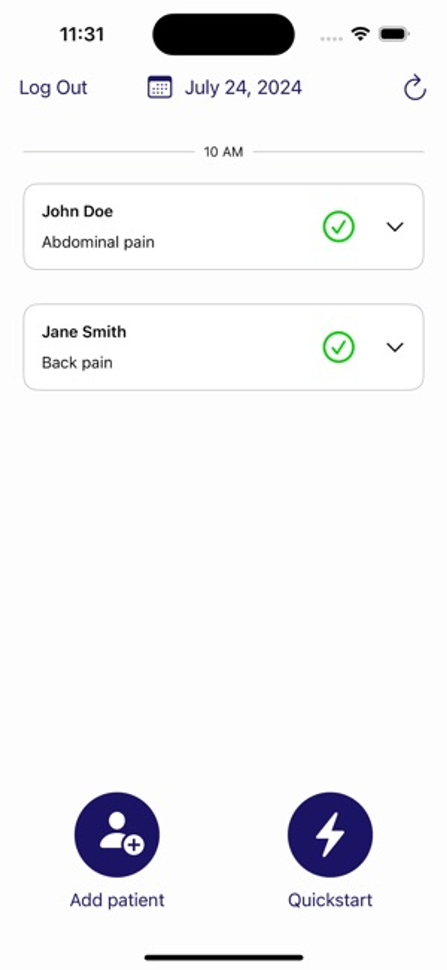 Cleo AI Scribe mobile app