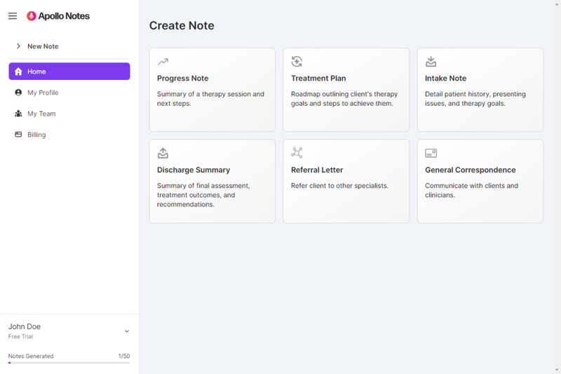 Apollo AI progress notes