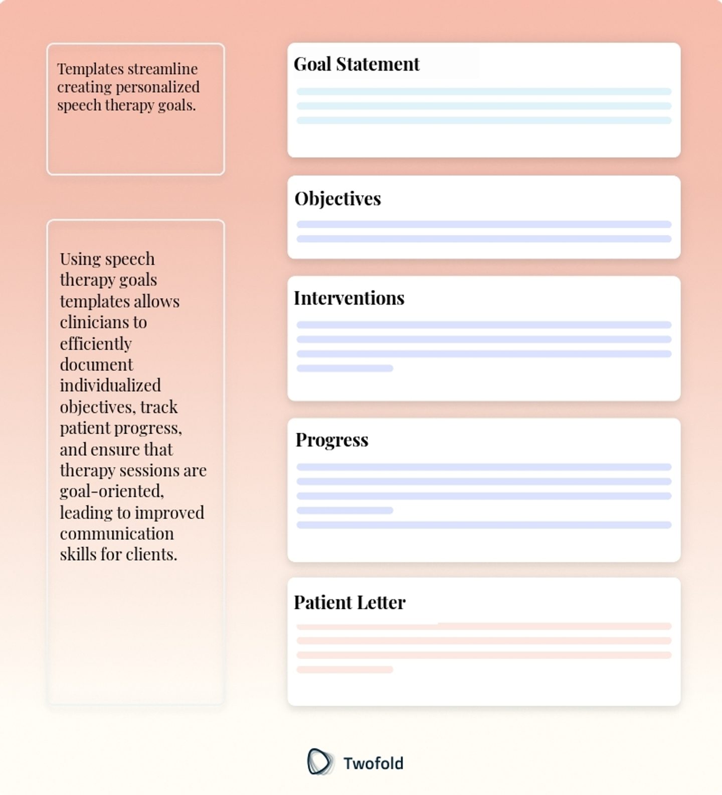 Key Components of Speech Therapy Goals Examples Template