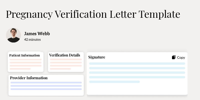 Pregnancy Verification Letter Template Template Hero Image