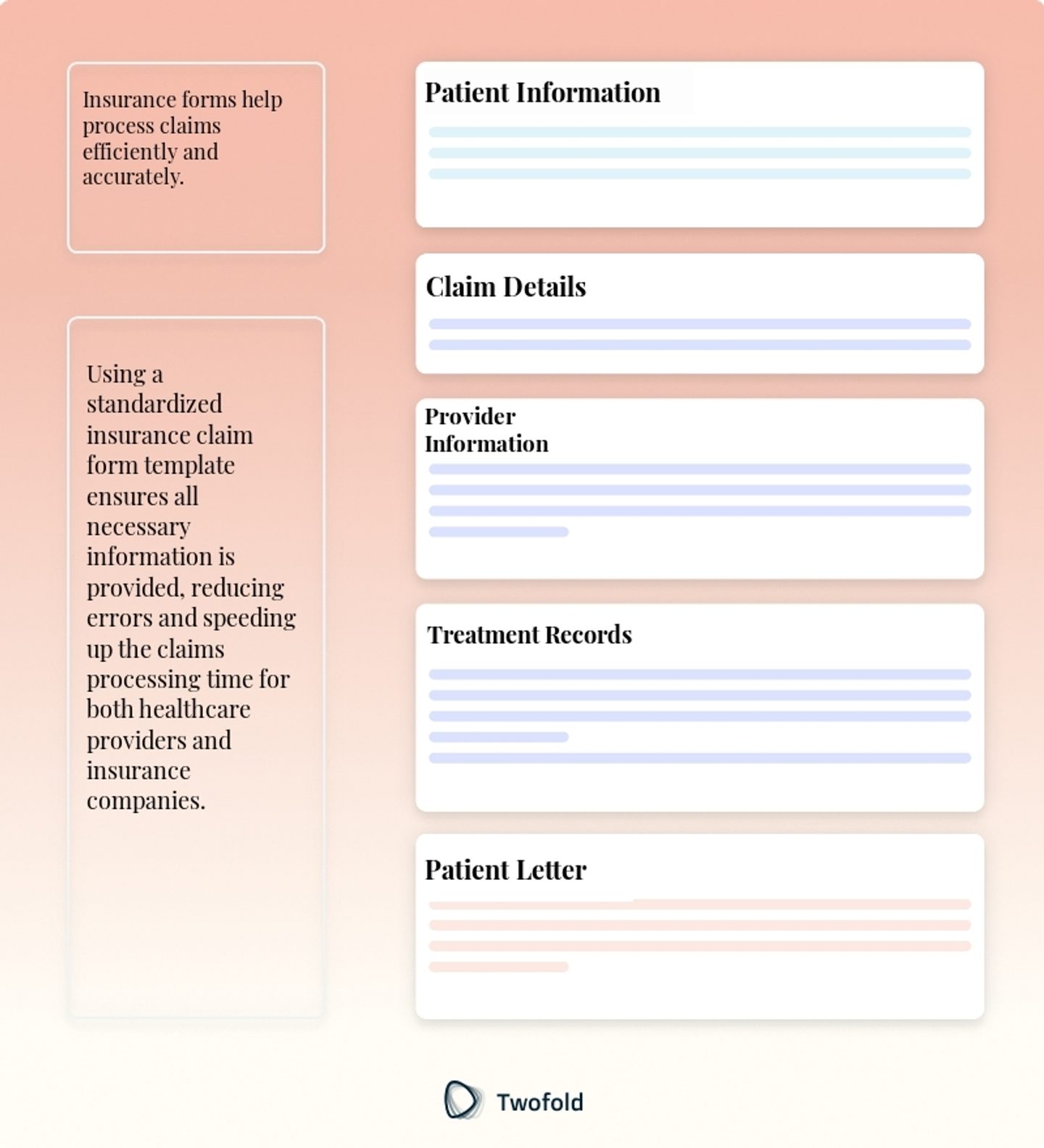 Key Components of Insurance Claim Form Template