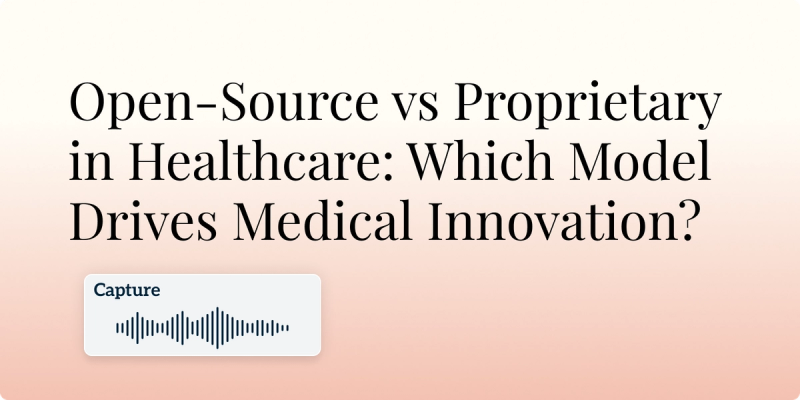 Open-Source vs Proprietary AI in Healthcare: Which Model Drives Medical Innovation? Hero Image