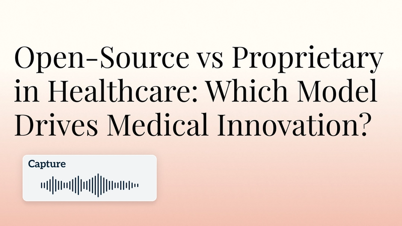 Open-Source vs Proprietary AI in Healthcare: Which Model Drives Medical Innovation? Hero Image