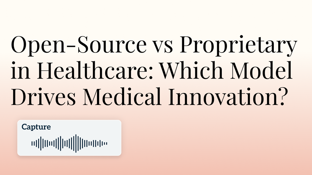 Open-Source vs Proprietary AI in Healthcare: Which Model Drives Medical Innovation? Hero Image