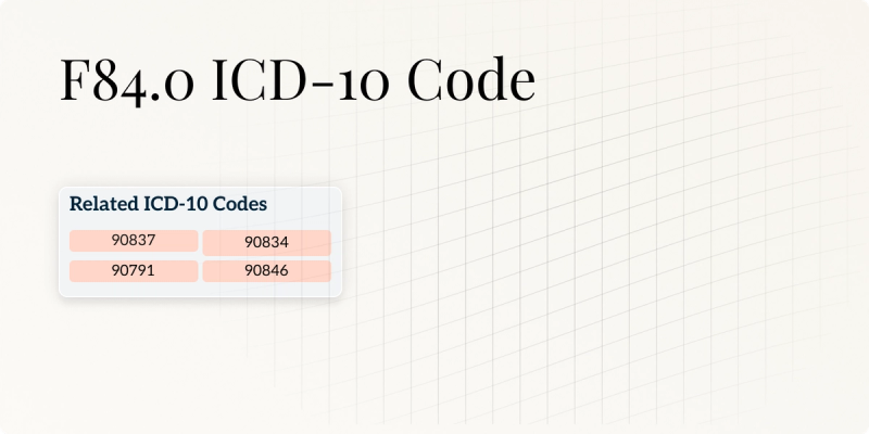  F84.0 ICD-10 Code