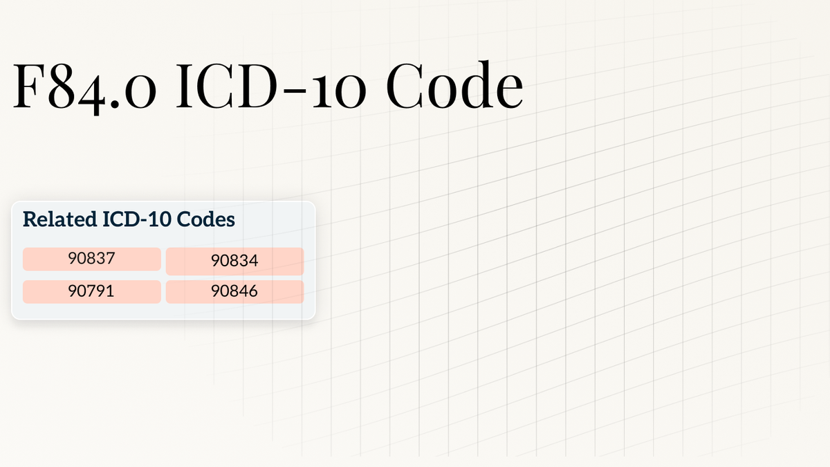  F84.0 ICD-10 Code