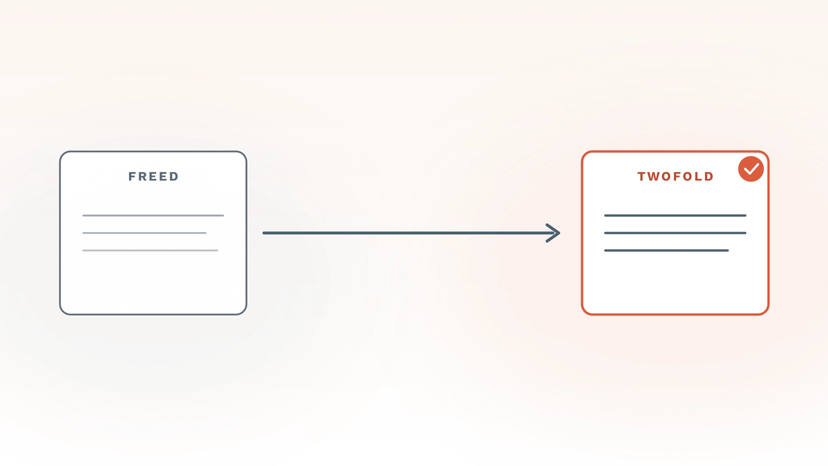 Best overall Freed AI alternative in 2026: Twofold offers a single Personal plan with full features, mental-health template depth (DAP, BIRP, GIRP, intake, treatment plans), EHR-agnostic paste-in workflow, treatment plans and progress tracking as core features, and conservative audio retention