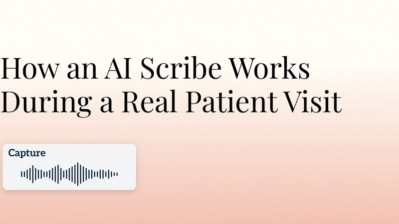 How an AI Scribe Works During a Real Patient Visit Hero Image