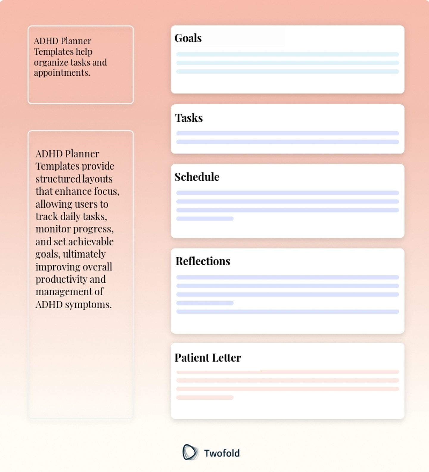 Key Components of ADHD Planner Template