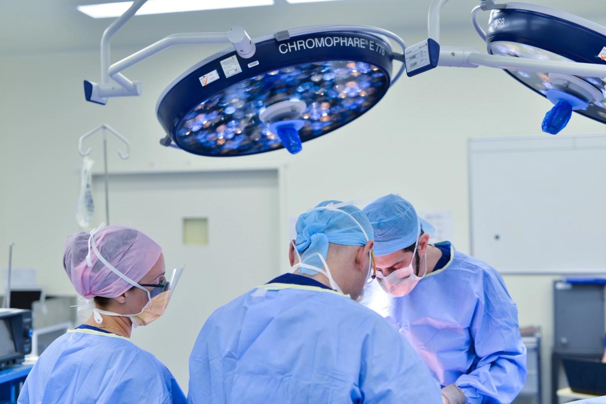Medical training video being filmed in clinical setting at Westmead Private Hospital