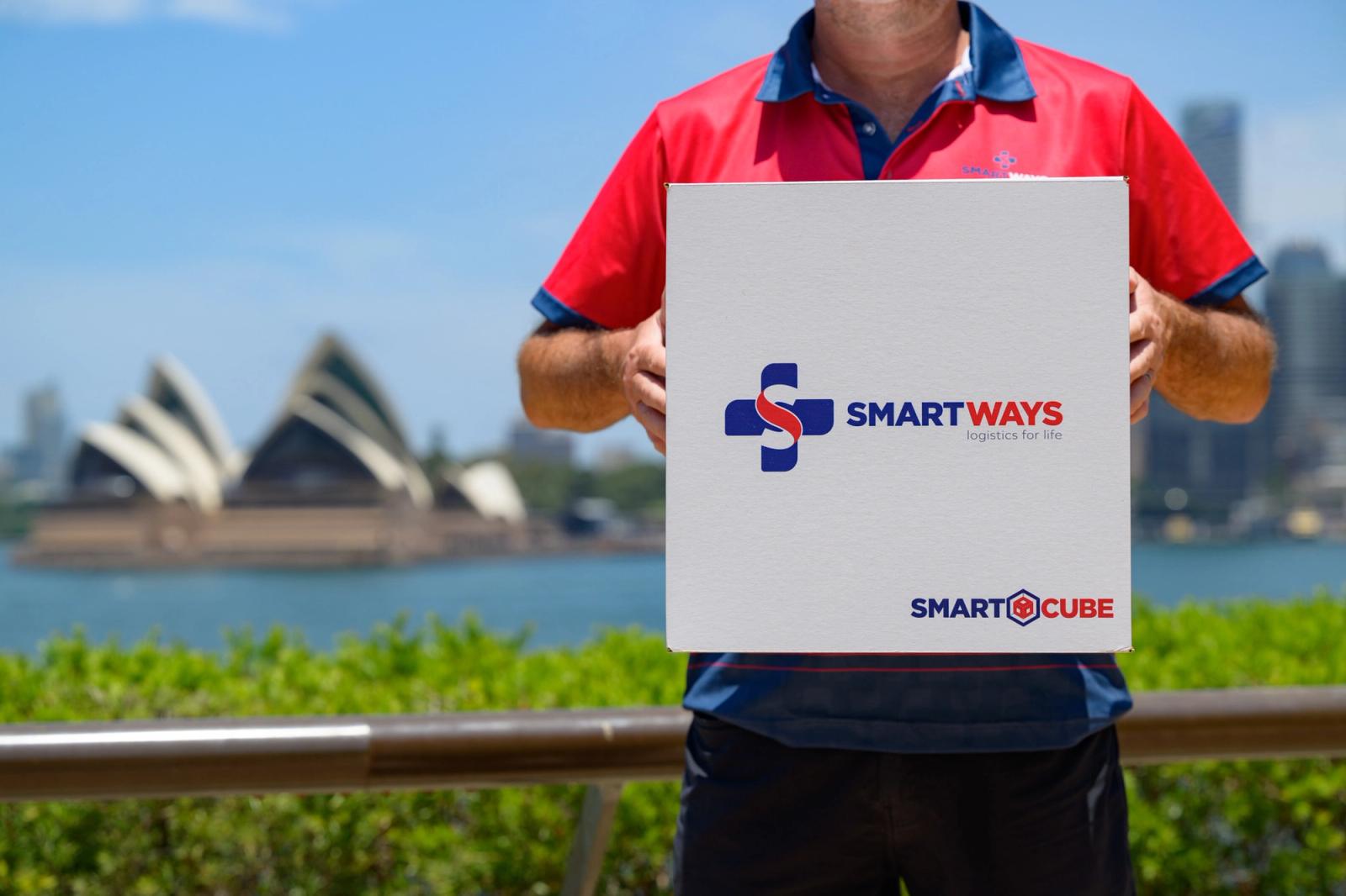 Smartways healthcare logistics staff photographed for brand campaign
