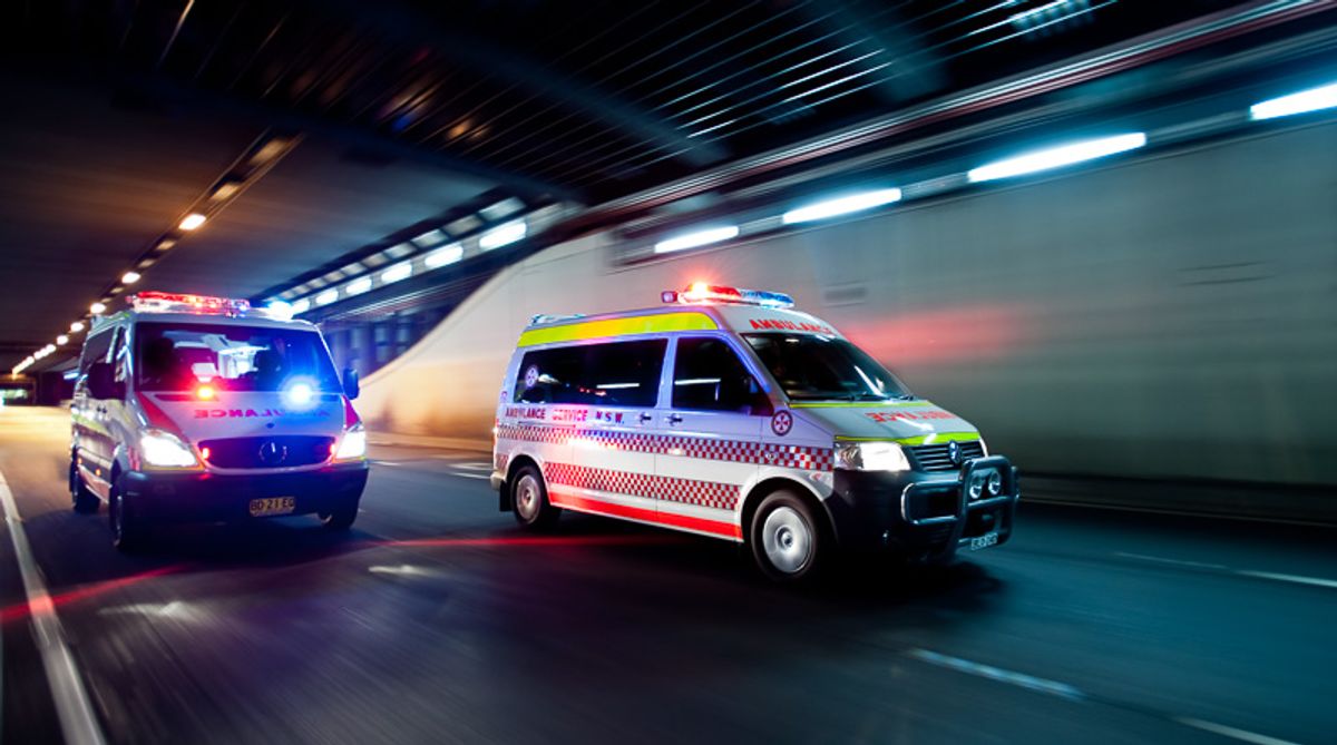 An NSW Ambulance vehicle.
