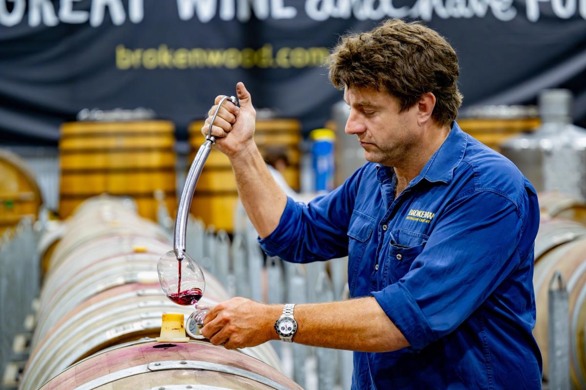 Brokenwood Wines in the Hunter Valley photographed for Austrade