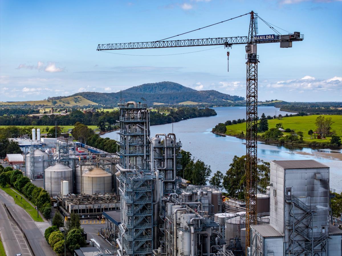 Manildra Group industrial and agricultural photography for Austrade