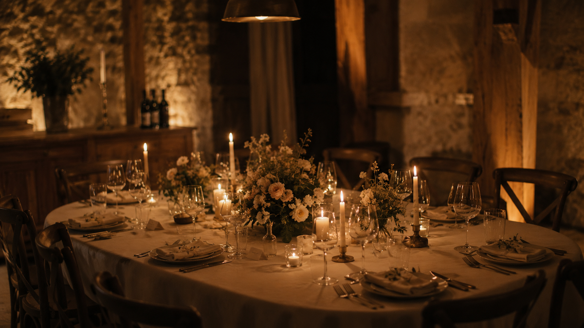 Micro Wedding Tischgedeck