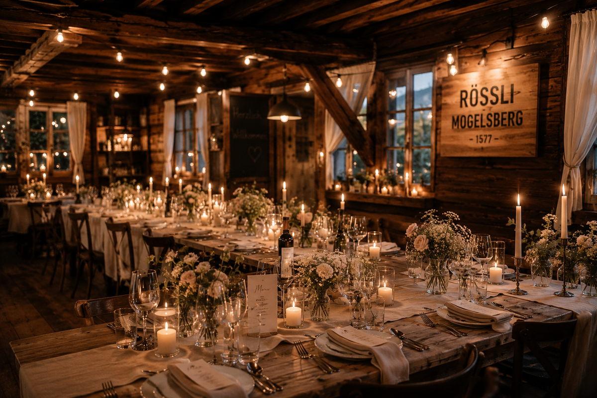 Rössli Mogelsberg Hochzeit