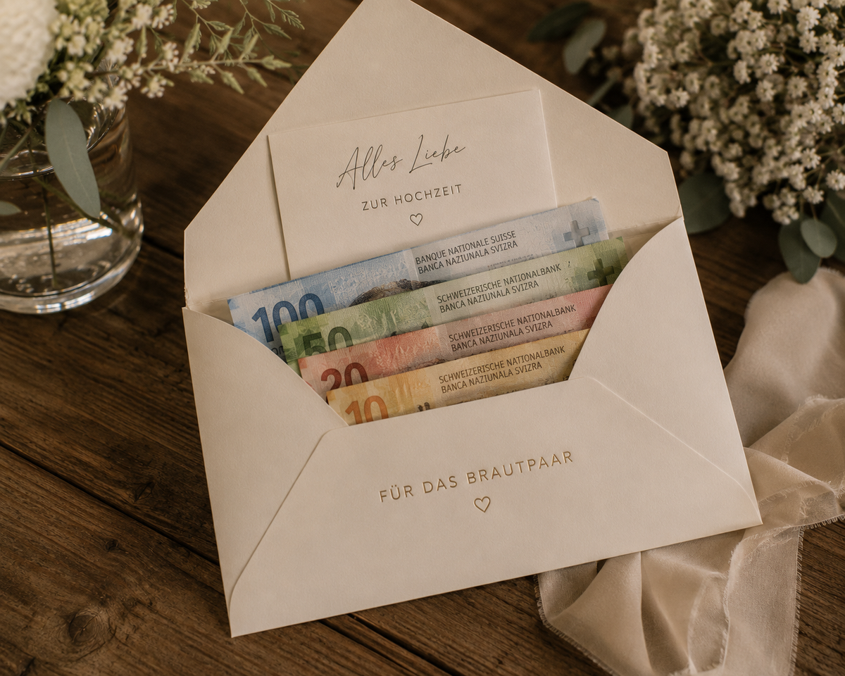Hochzeits Geschenk Geld