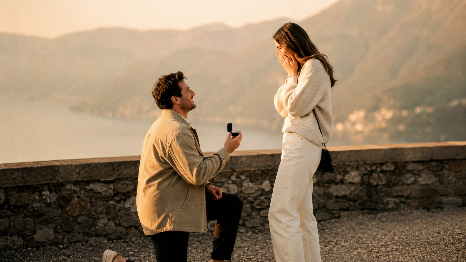 Heiratsantrag mit Seeblick