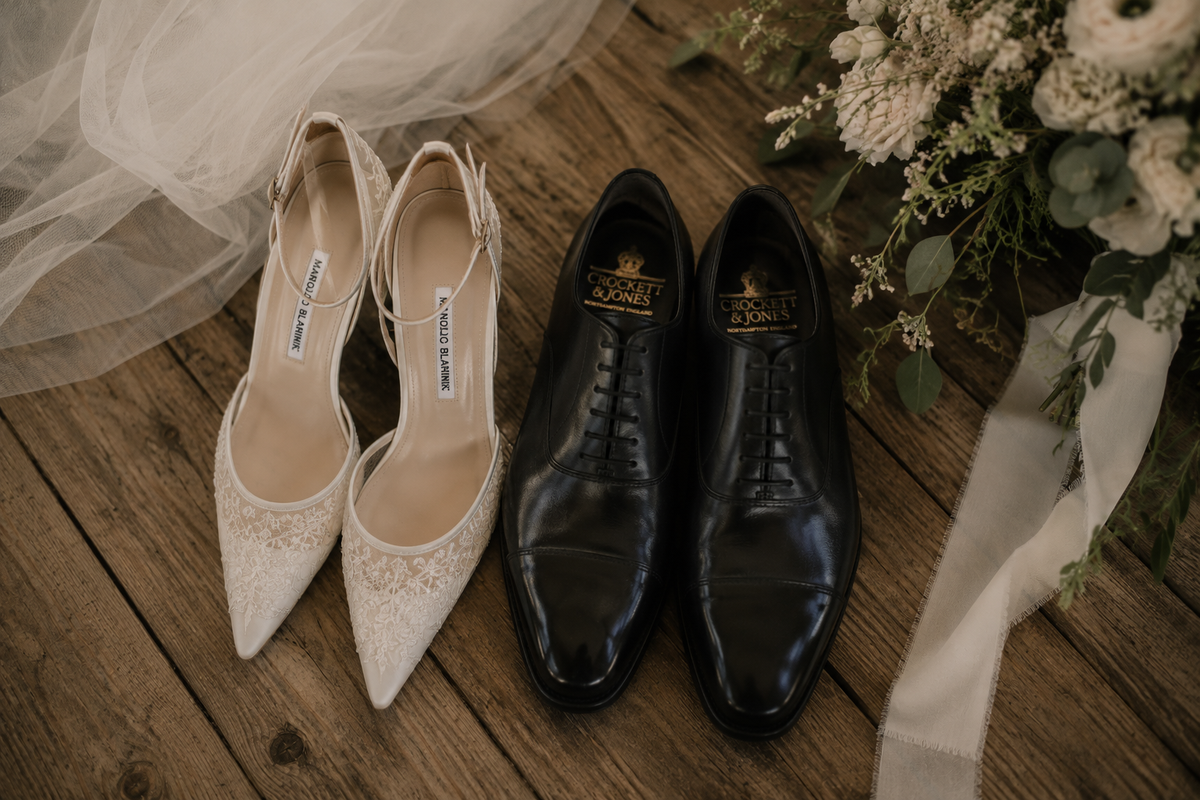 Schuhe Braut Bräutigam