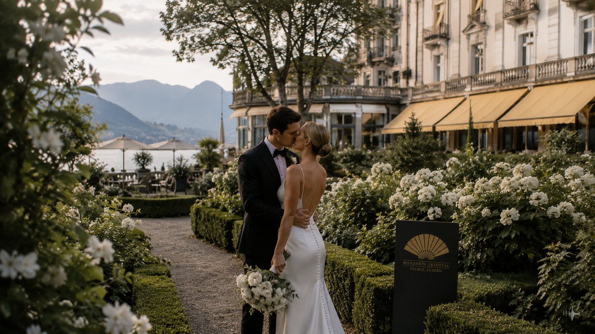 Brautpaar Mandarin Oriental Luzern
