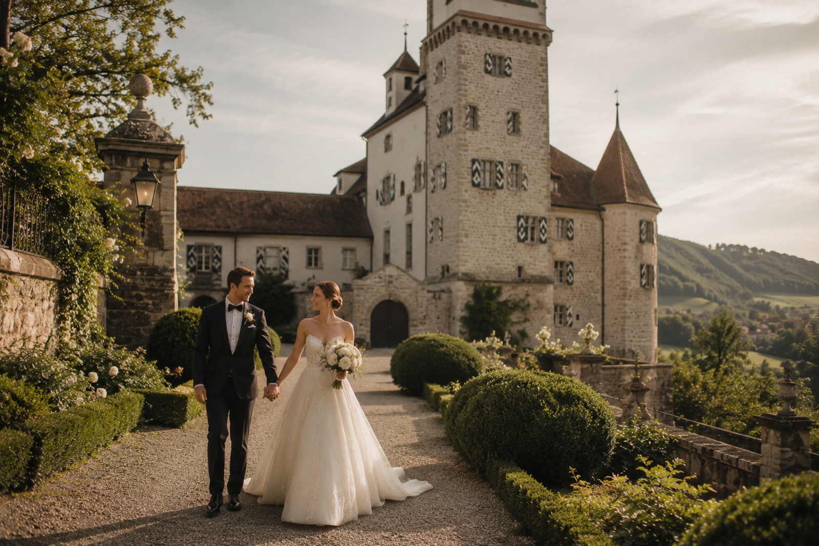 Hochzeit auf Aargauer Schloss