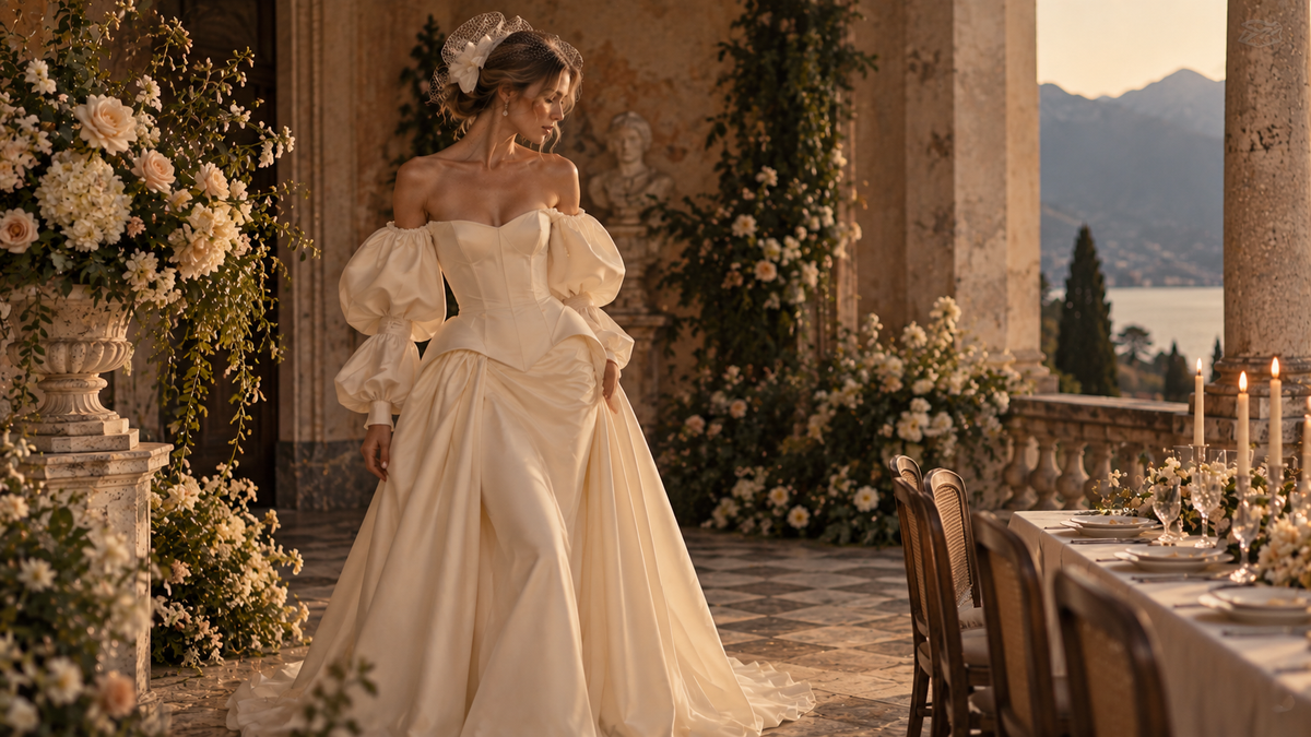 Architectural Wedding Dress