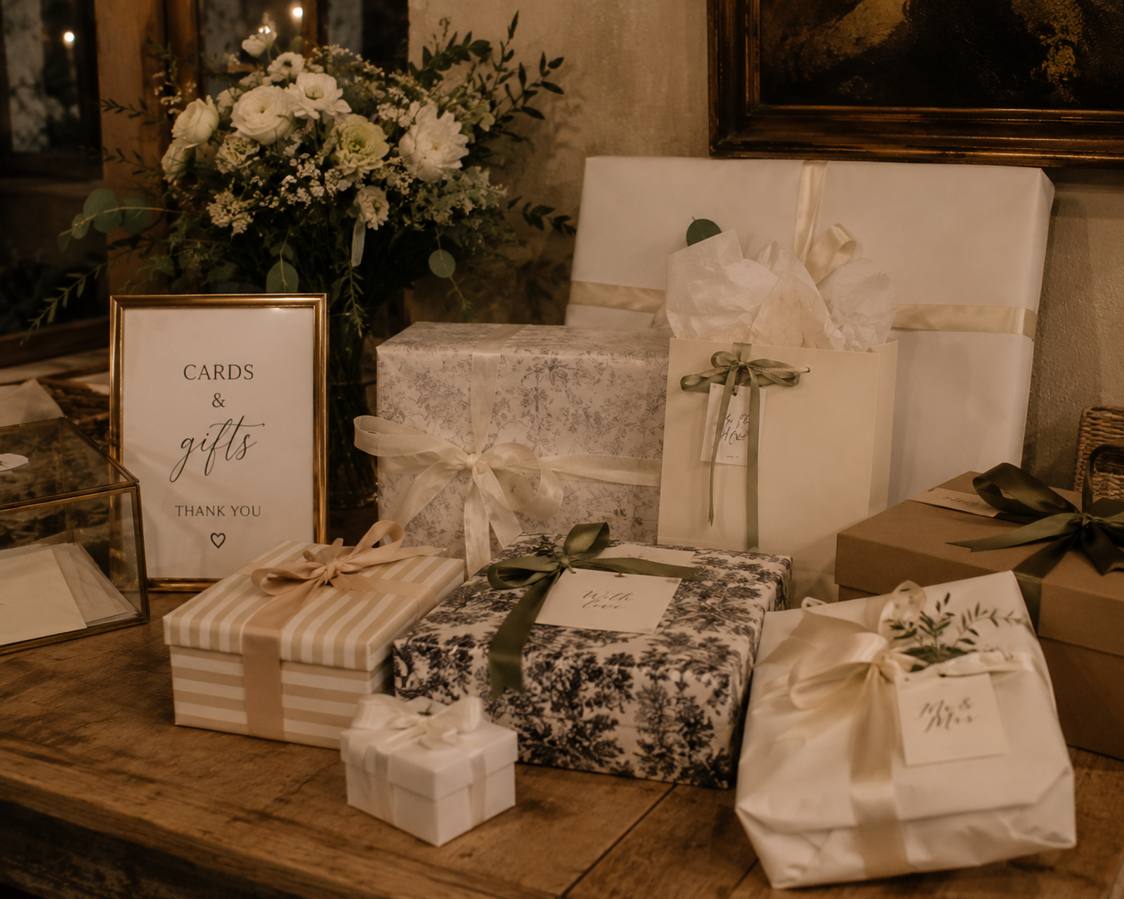 Geschenk Tisch Hochzeit
