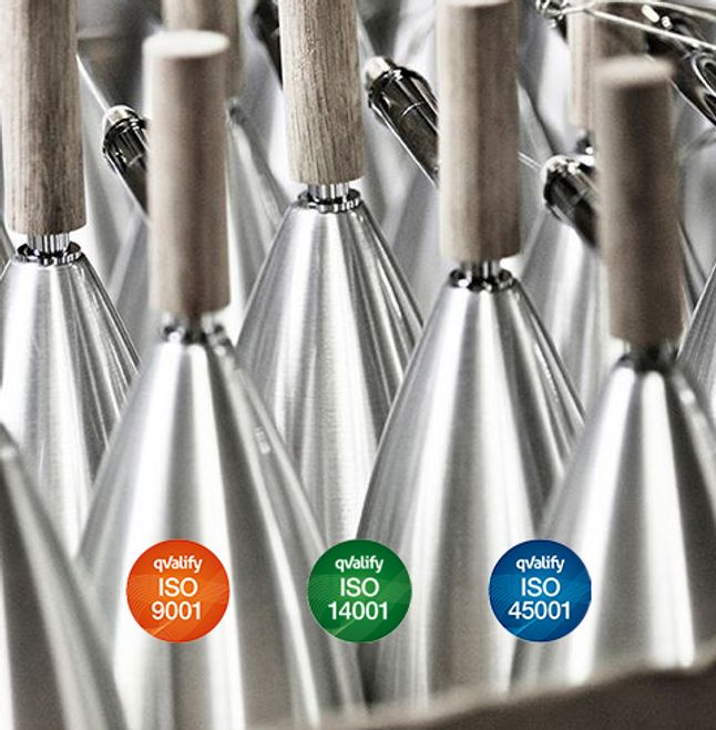 Detaljer med ISO betäckning