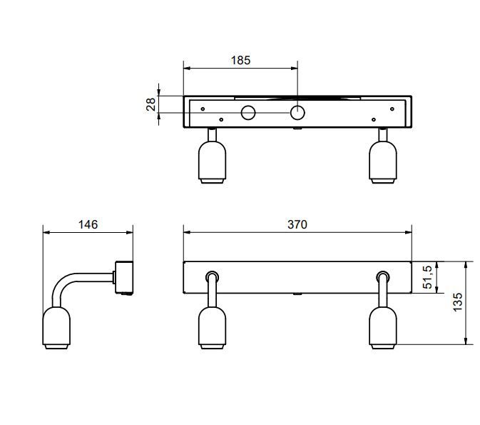 Regal wall lamp spec