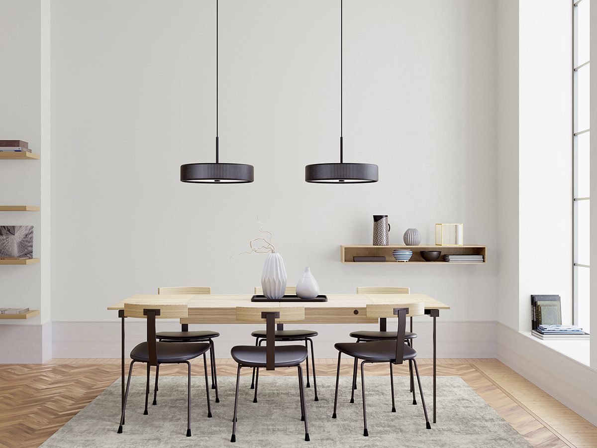 Grain pendant in kitchen