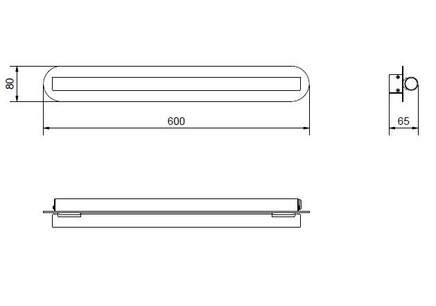 Royale Plain wall lamp L60 spec.