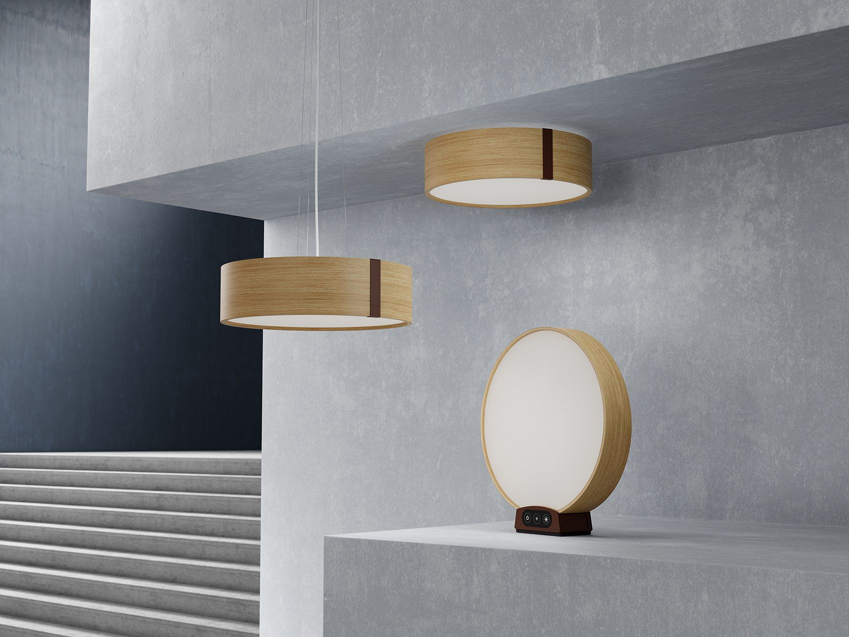 SolMate pendant, wall lamp and table lamp 