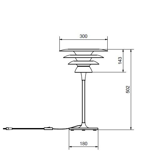 Davinci table lamp spec