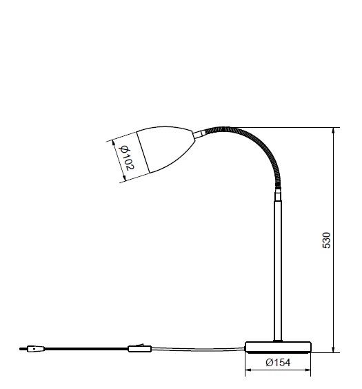 Trotsig table lamp spec