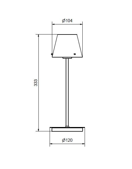 Gil il grande tablelamp dimensional