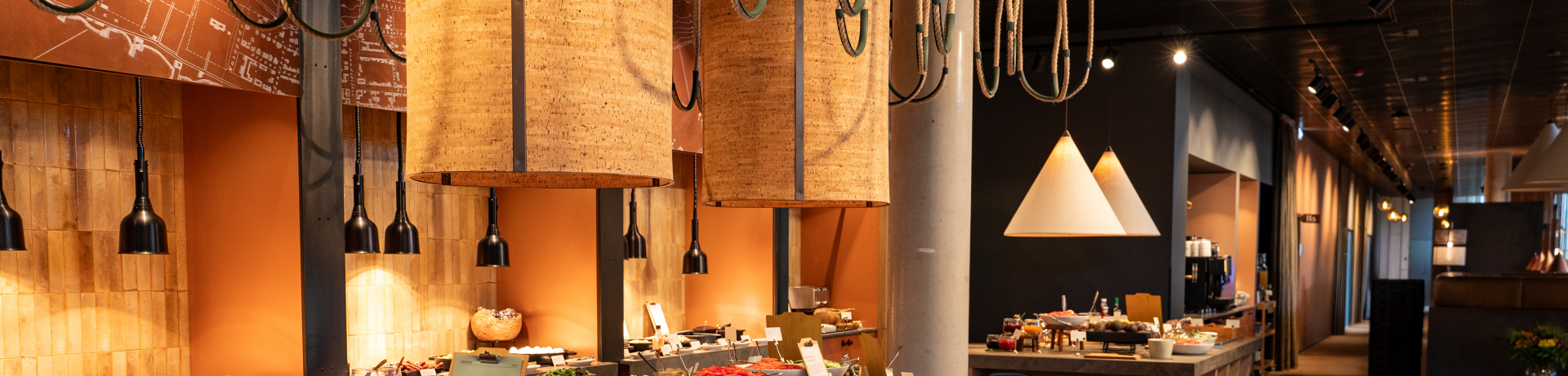 Pendants in the restaurant