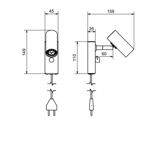 Cato wall lamp spec 