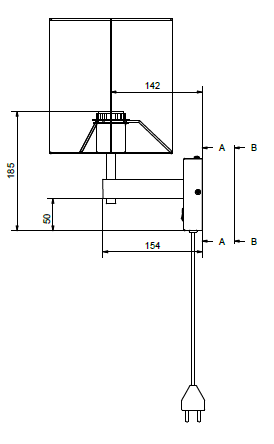 Dual Wall lamp E27 spec