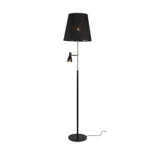 Floor lamp black with a black shade 