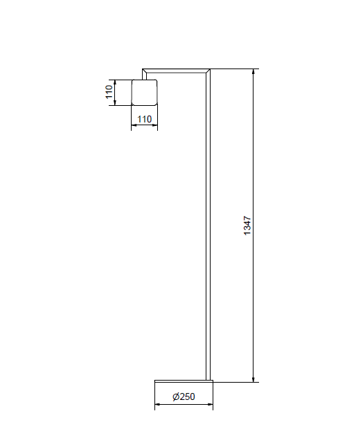 Spec image floor lamp