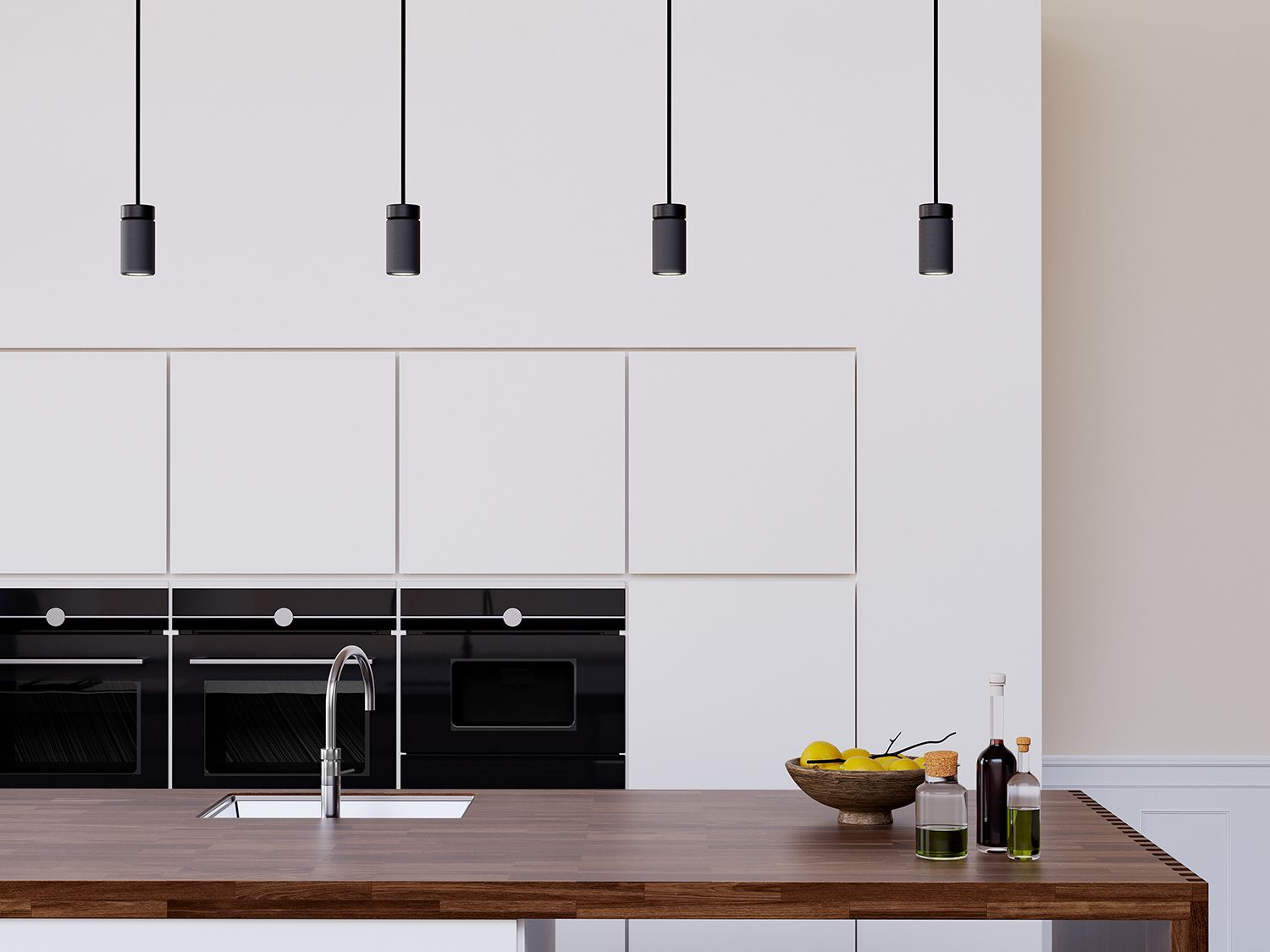 Holder pendant in the kitchen