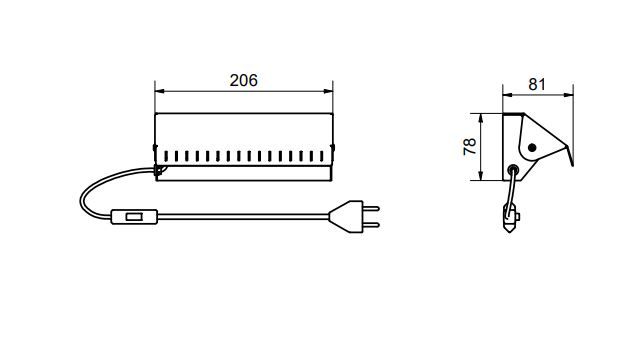 Vippa wall lamp spec