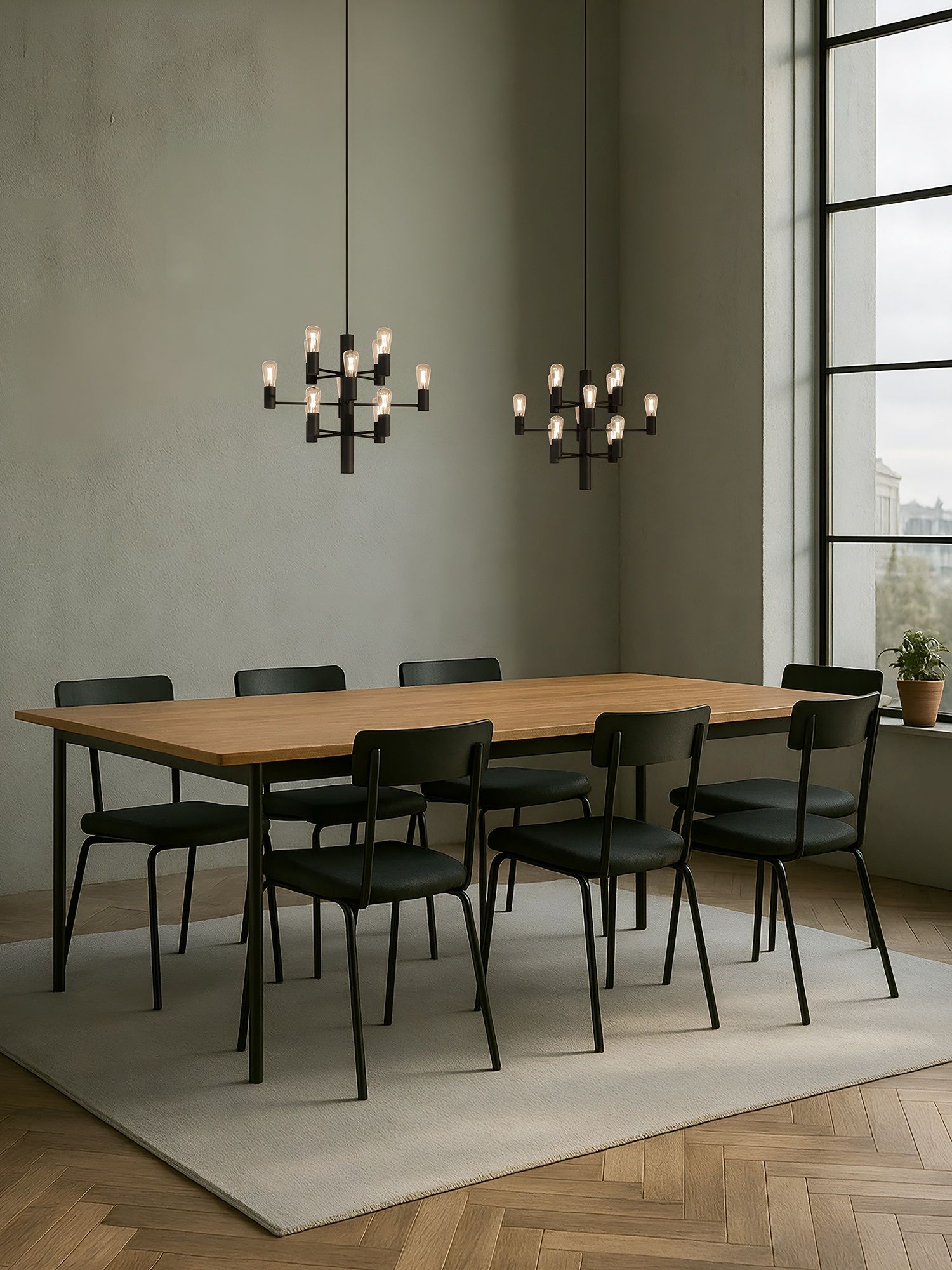 Manola mini 12 black in kitchen