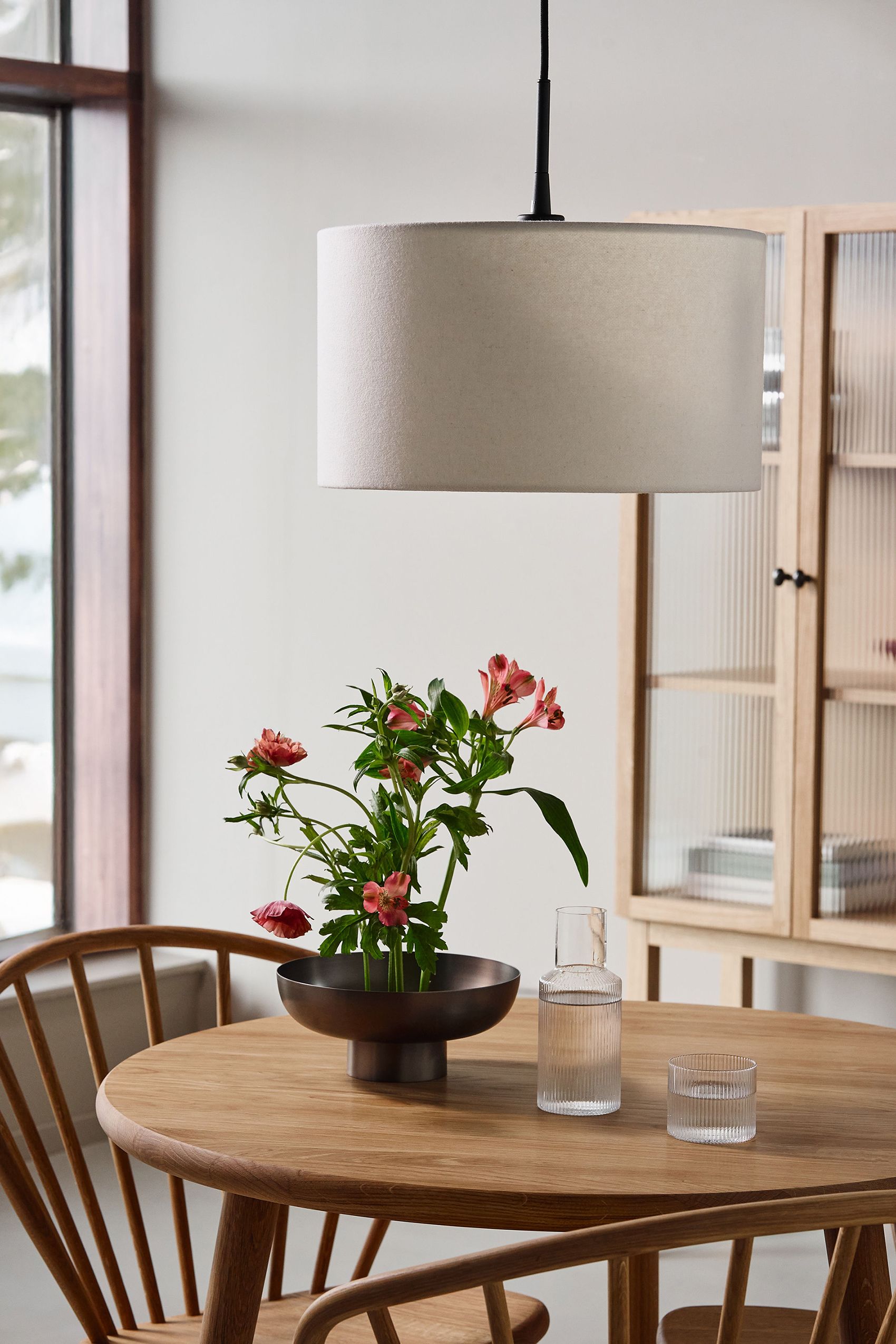 Soft Pendant Ø40 in white wool