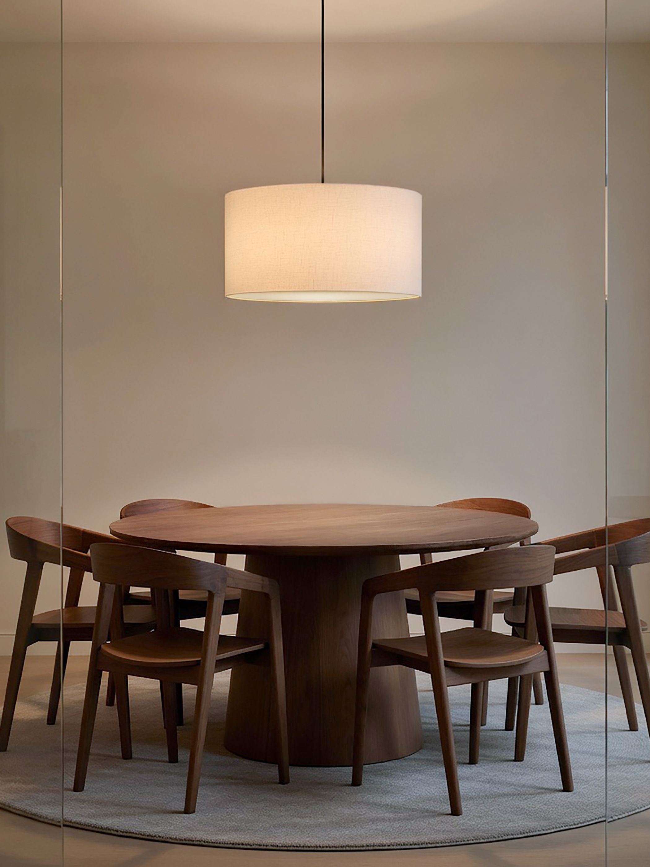Soft Pendant over a dining table