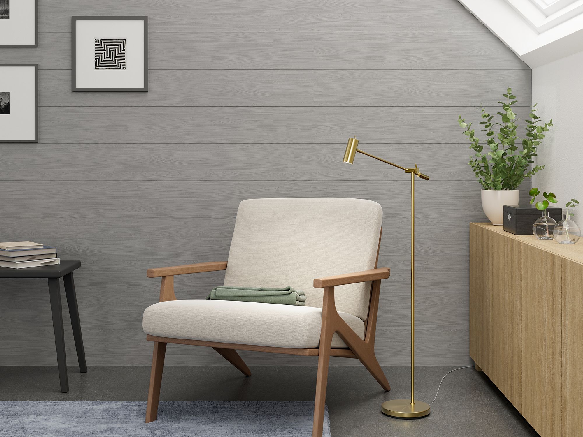 Cato floor lamp dimable H1339