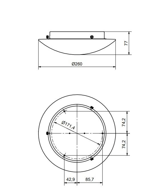 Ceiling lamp dimensional 