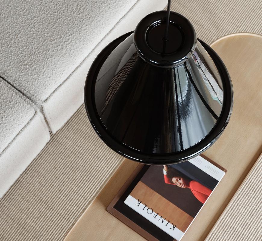 Belle pendant over a table